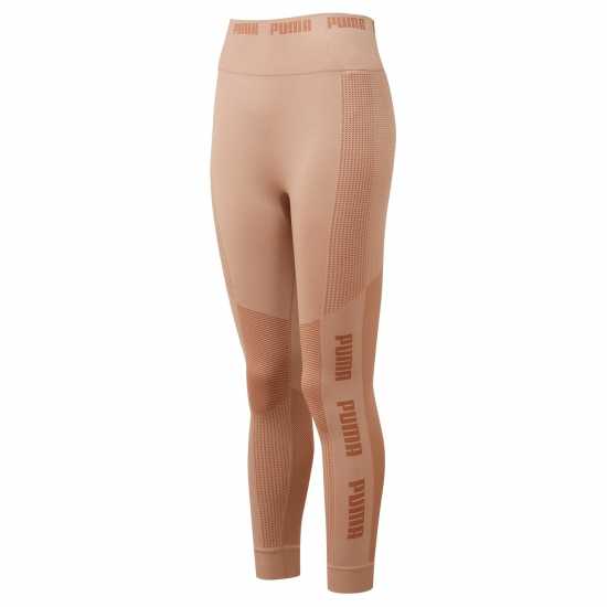 Дамски клинове за фитнес Puma Безшевен Клин Evoknit Seamless Leggings Womens Чантерел Puma Безшевен Клин Evoknit Seamless Leggings Womens Чантерел Дамски клинове за фитнес