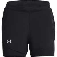 Under Armour Fly-By Elite 2-In-1 Shorts Black/Reflect Дамски клинове за фитнес