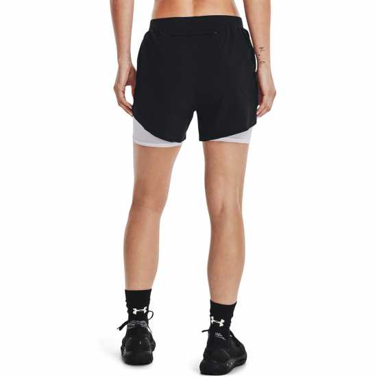 Under Armour Fly-By Elite 2-In-1 Shorts Black Дамски клинове за фитнес