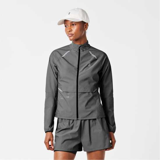 On Women's Lumos Reflective Weather-Resistant Performance Running Jacket  