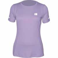 Дамска Тениска Karrimor Short Sleeve Polyester T Shirt Ladies Grape Дамски тениски и фланелки
