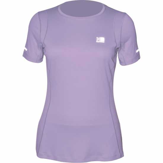 Дамска Тениска Karrimor Short Sleeve Polyester T Shirt Ladies Grape Дамски тениски и фланелки