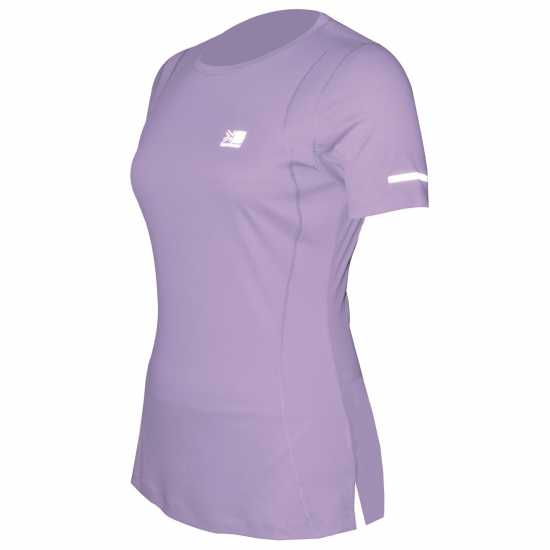 Дамска Тениска Karrimor Short Sleeve Polyester T Shirt Ladies Grape Дамски тениски и фланелки