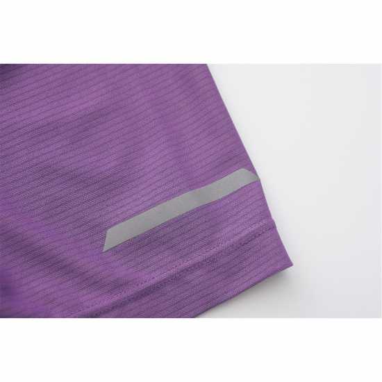 Дамска Тениска Karrimor Short Sleeve Polyester T Shirt Ladies Grape Дамски тениски и фланелки