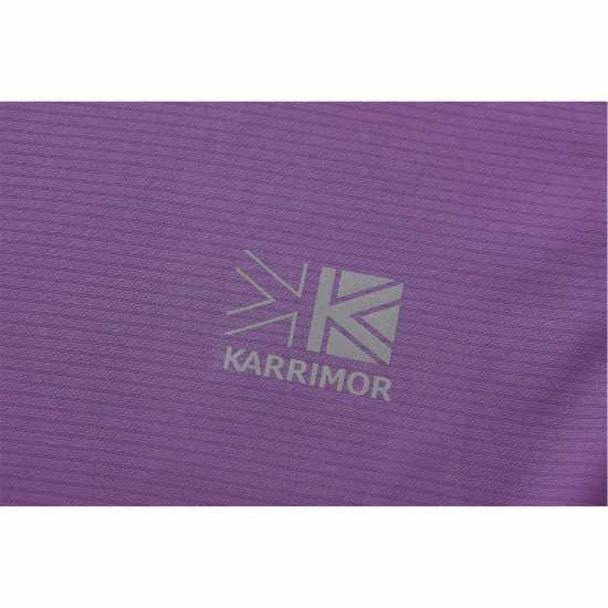 Дамска Тениска Karrimor Short Sleeve Polyester T Shirt Ladies Grape Дамски тениски и фланелки