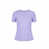 Дамска Тениска Karrimor Short Sleeve Polyester T Shirt Ladies Lavender Атлетика