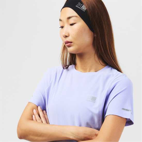 Karrimor Дамска Блуза Къси Ръкави Short Sleeve T Shirt Ladies Лаванда Дамски тениски и фланелки