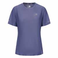 Karrimor Дамска Блуза Къси Ръкави Short Sleeve T Shirt Ladies Астероидно лилаво Атлетика