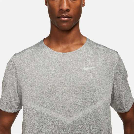 Nike Dri-FIT Rise 365 Men's Short-Sleeve Running Top Smoke Grey Мъжки ризи