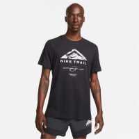 Nike Dri-FIT Men's Trail Running T- Shirt Black Мъжки ризи