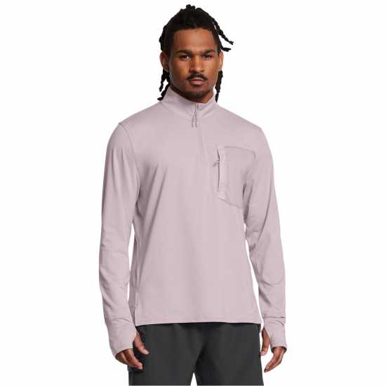 Under Armour Trail Quarter Zip Sn99 Grey Мъжки дрехи за бягане