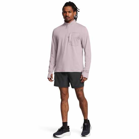 Under Armour Trail Quarter Zip Sn99 Grey Мъжки дрехи за бягане