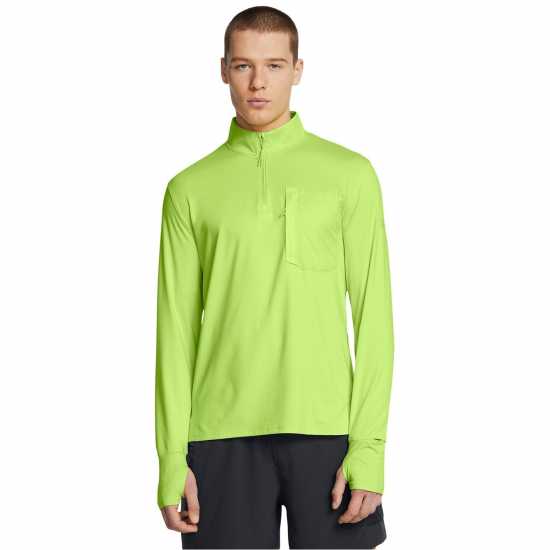 Under Armour Men's Long-Sleeve Performance Running Top Зелено 