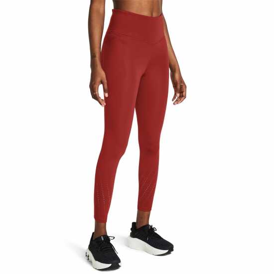 Under Armour Armour Ua Launch Elite Ankle Tights Running Tight Womens Orange Дамски клинове за фитнес