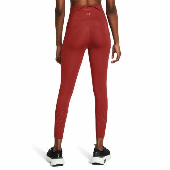 Under Armour Armour Ua Launch Elite Ankle Tights Running Tight Womens Orange Дамски клинове за фитнес