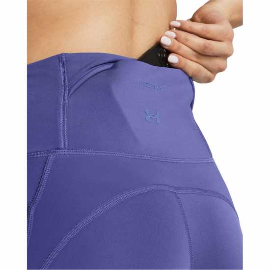 Under Armour Armour Ua Launch Elite Ankle Tights Running Tight Womens Purple Дамски клинове за фитнес