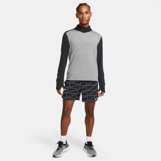 Nike Therma-FIT Run Division Sphere Element Men's Running Top Black/Silver Мъжки ризи