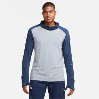 Nike Therma-FIT Run Division Sphere Element Men's Running Top Navy/Silver Мъжки ризи