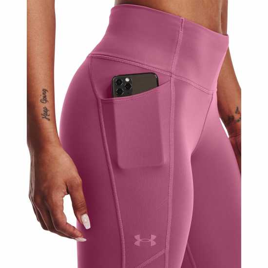 Under Armour Fly Fast Ankle Tight Pink - Дамски клинове за фитнес