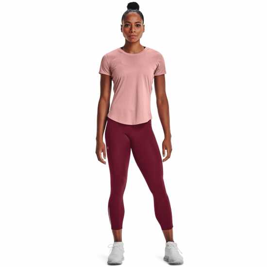 Under Armour Fly Fast Ankle Tight Maroon - Дамски клинове за фитнес