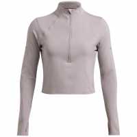 Under Armour Дамско Горнище За Бягане Armour Ua Launch Elite Half Zip Running Top Womens Сиво Дамски дрехи за бягане