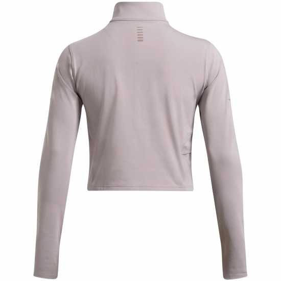 Under Armour Дамско Горнище За Бягане Armour Ua Launch Elite Half Zip Running Top Womens Сиво Дамски дрехи за бягане