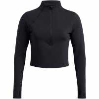 Under Armour Women's Launch Elite Half-Zip Long-Sleeve Performance Top Black 