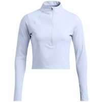 Under Armour Дамско Горнище За Бягане Armour Ua Launch Elite Half Zip Running Top Womens Синьо Дамски дрехи за бягане