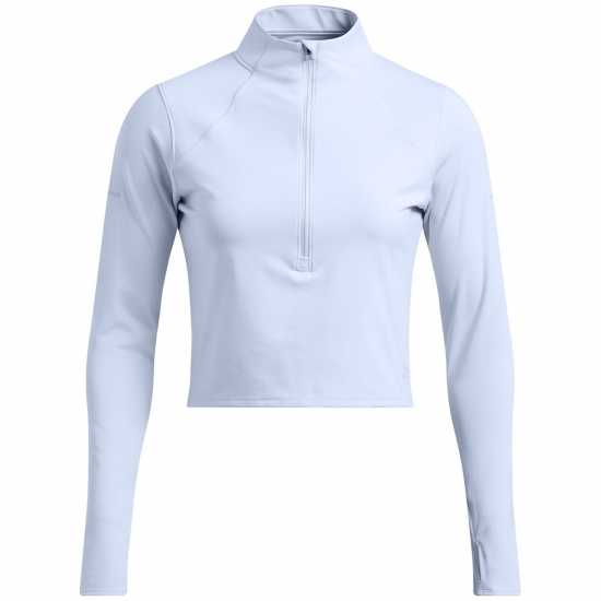 Under Armour Дамско Горнище За Бягане Armour Ua Launch Elite Half Zip Running Top Womens Синьо Дамски дрехи за бягане