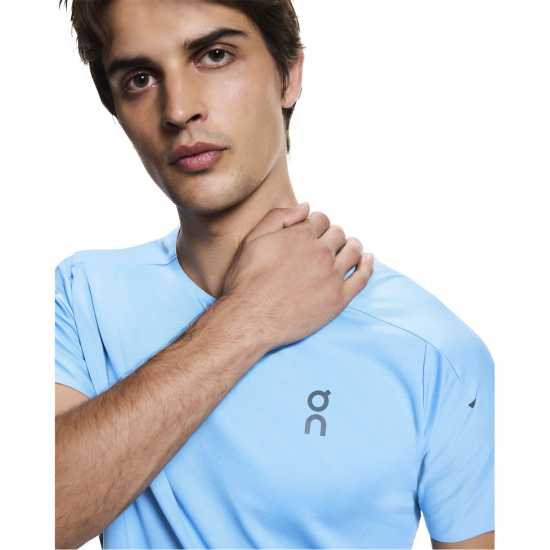 On Men's Short Sleeve Performance Running Top Gourami/Rock On Men's Short Sleeve Performance Running Top Gourami/Rock
