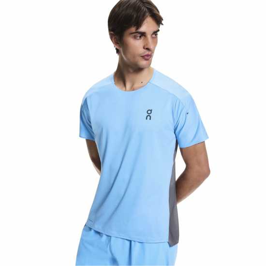 On Men's Short Sleeve Performance Running Top Gourami/Rock On Men's Short Sleeve Performance Running Top Gourami/Rock