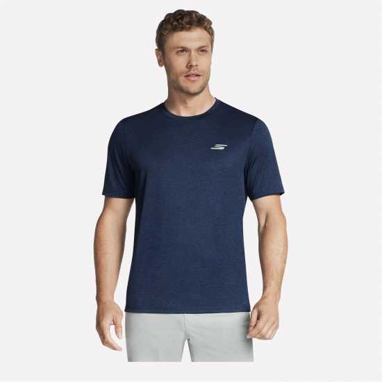 Skechers Мъжко Горнище За Бягане Performance Charge Tee Running Top Mens Skechers Мъжко Горнище За Бягане Performance Charge Tee Running Top Mens