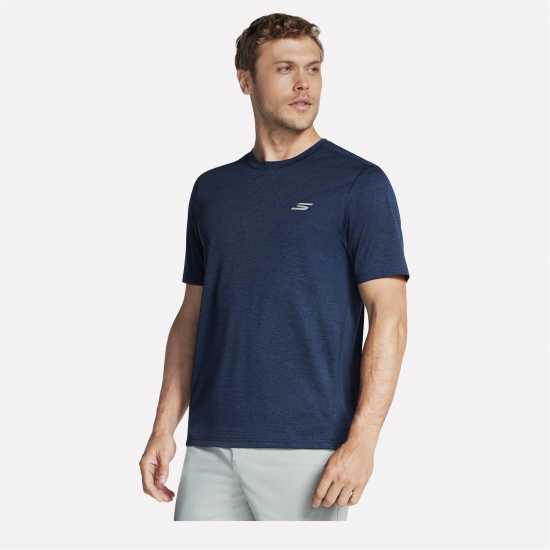 Skechers Мъжко Горнище За Бягане Performance Charge Tee Running Top Mens Skechers Мъжко Горнище За Бягане Performance Charge Tee Running Top Mens