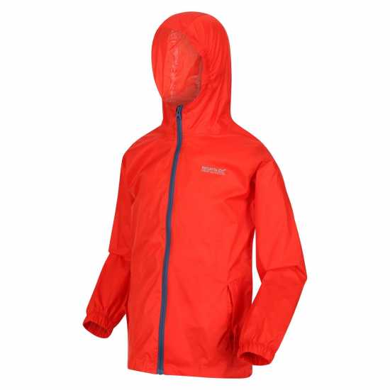 Regatta Непромокаемо Яке Kid Pack It Iii Waterproof Jacket Fiery Red Детски якета и палта