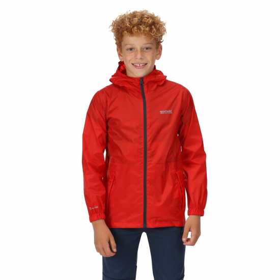 Regatta Непромокаемо Яке Kid Pack It Iii Waterproof Jacket Fiery Red Детски якета и палта