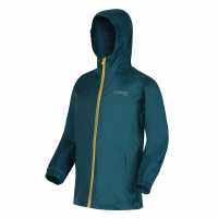Regatta Kids Pack It Iii Waterproof & Breathable Jacket Deep Teal Детски якета и палта