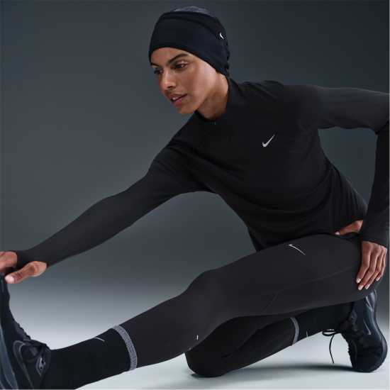 Nike Tempo High-Waisted 7/8 Running Leggings Womens Черно 