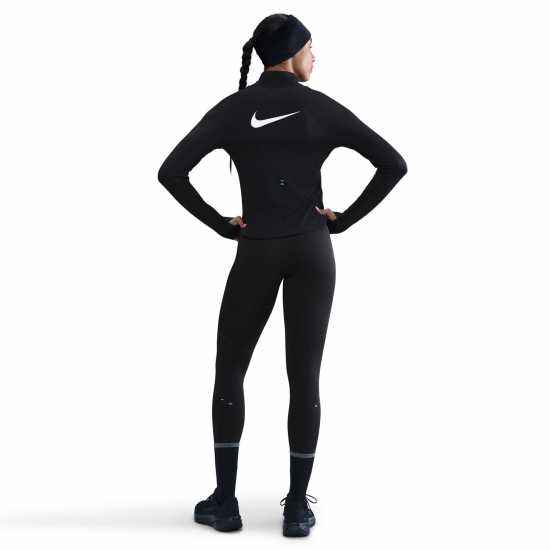 Nike Tempo High-Waisted 7/8 Running Leggings Womens Черно 