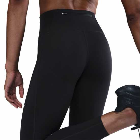 Nike Tempo High-Waisted 7/8 Running Leggings Womens Черно 