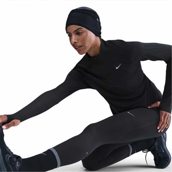 Nike Tempo High-Waisted 7/8 Running Leggings Womens Черно 