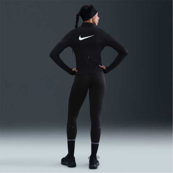 Nike Tempo High-Waisted 7/8 Running Leggings Womens Черно 