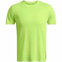 Under Armour Мъжко Горнище За Бягане Armour Ua Run Anywhere Tee Running Top Mens Зелено Мъжки дрехи за бягане