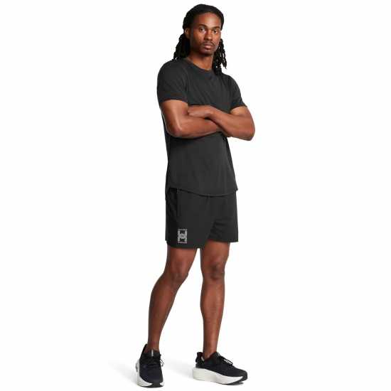 Under Armour Armour Ua Run Anywhere Shorts Running Short Mens Черно Мъжки дрехи за бягане