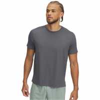 Under Armour Men's Launch Elite Short-Sleeve Performance Top Gray 