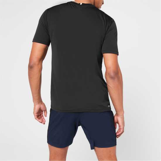 New Balance Мъжка Риза Running T-Shirt Mens Black Мъжки тениски с яка