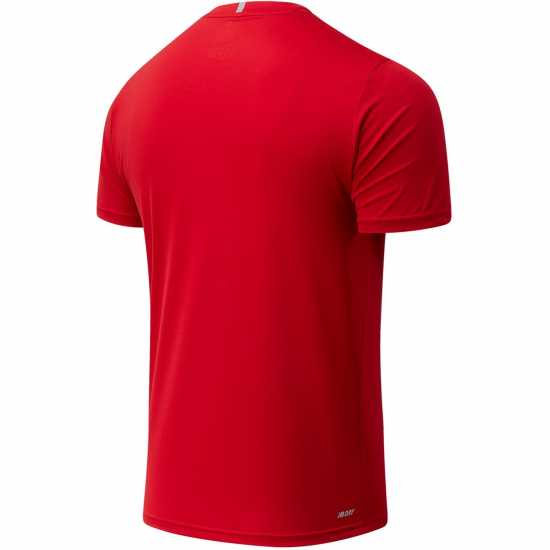 New Balance Мъжка Риза Running T-Shirt Mens Red Мъжки ризи