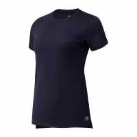 New Balance Мъжка Риза Running T-Shirt Mens Navy Мъжки тениски с яка