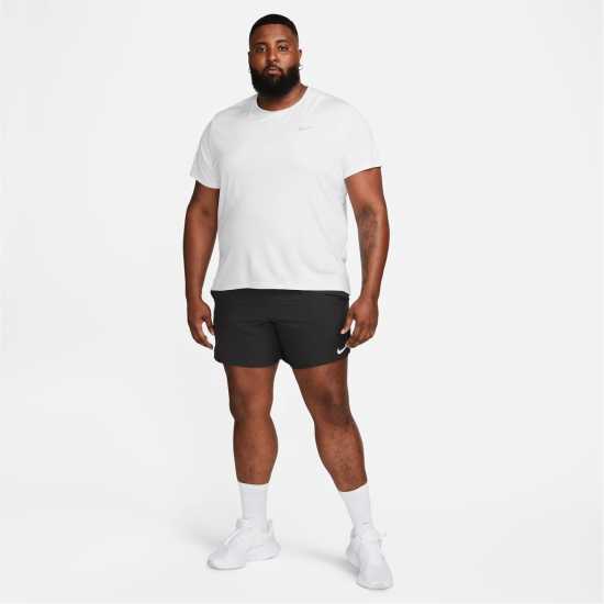 Мъжки тениски и фланелки Nike Мъжко Горнище За Бягане Drifit Miler Running Top Mens Бяло Nike Мъжко Горнище За Бягане Drifit Miler Running Top Mens Бяло Мъжки тениски и фланелки