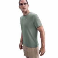 Nike Мъжко Горнище За Бягане Drifit Miler Running Top Mens Clay Green Мъжки тениски и фланелки