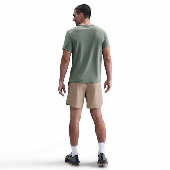 Мъжки тениски и фланелки Nike Мъжко Горнище За Бягане Drifit Miler Running Top Mens Clay Green Nike Мъжко Горнище За Бягане Drifit Miler Running Top Mens Clay Green Мъжки тениски и фланелки